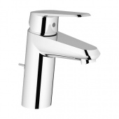 Смеситель для раковины GROHE Eurodisc Cosmopolitan с донным клапаном и низким изливом, 33190002 — фото, характеристики, купить в VOLGOGRAD-CLIMBO