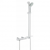 Термостатический смеситель для душа GROHE Grohtherm 1000 Cosmopolitan New с душевым гарнитуром (штанга 900 мм), хром (34321002) — фото, характеристики, купить в VOLGOGRAD-CLIMBO
