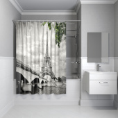 541P18Ri11 Штора для ванной комнаты, коллекция Basic — фото, характеристики, купить в VOLGOGRAD-CLIMBO