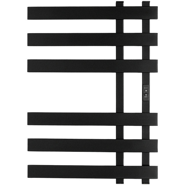 Полотенцесушитель STOUT электрический NEOSOUL quadro 70*50 Черный матовый — фото, характеристики