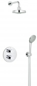 Термостат для душа GROHE Grohtherm 3000 Cosmopolitan с душевым гарнитуром (со встраиваемым механизмом), 34399000 — фото, характеристики, купить в VOLGOGRAD-CLIMBO