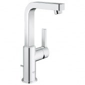 Смеситель для раковины GROHE Lineare с донным клапаном и высоким изливом, 23296000 — фото, характеристики, купить в VOLGOGRAD-CLIMBO