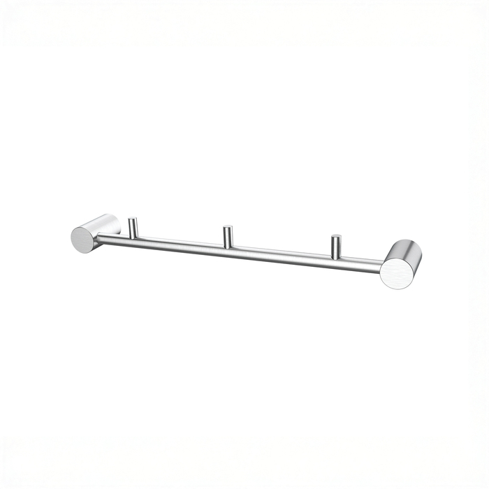 Планка на 3 крючка, нержавеющая сталь, Петит (Petite), хром матовый, IDDIS, PETSSS3i41 — фото, характеристики