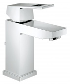 Смеситель для раковины GROHE Eurocube с донным клапаном и ограничением расхода воды, 2312700E — фото, характеристики, купить в VOLGOGRAD-CLIMBO