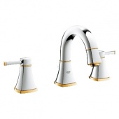 Смеситель для раковины GROHE Grandera с донным клапаном и низким изливом, 20417IG0 — фото, характеристики, купить в VOLGOGRAD-CLIMBO