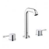 Смеситель для раковины GROHE Essence+  с донным клапаном и низким изливом, 20296001 — фото, характеристики, купить в VOLGOGRAD-CLIMBO