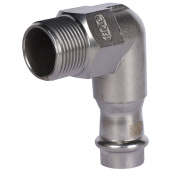Угольник-переходник-НР, 18х3/4, из нержавеющей стали прессовой — фото, характеристики, купить в VOLGOGRAD-CLIMBO