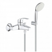 Смеситель для ванны GROHE Eurosmart New с душевым набором, хром (3330220A) — фото, характеристики, купить в VOLGOGRAD-CLIMBO