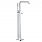 Смеситель для ванны GROHE Essence+ с душевым гарнитуром, свободностоящий, 23491001 — фото, характеристики, купить в VOLGOGRAD-CLIMBO
