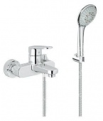 Смеситель для ванны GROHE Europlus с душевым гарнитуром, 33547002 — фото, характеристики, купить в VOLGOGRAD-CLIMBO