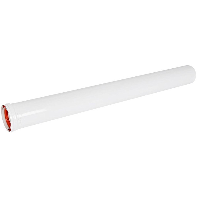 STOUT SCR-0080-821000 STOUT Удлинитель дымохода утепленный традиц. D80(п-м), L1000 (газоход до 185 градусов) — фото, характеристики