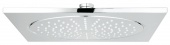 Верхний душ GROHE Rainshower F-series, 254х254 мм, шаровый шарнир, 27271000 — фото, характеристики, купить в VOLGOGRAD-CLIMBO