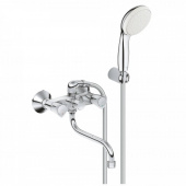 Смеситель универсальный GROHE Costa S с душевым гарнитуром New Tempesta 100, один режим, 9,5 л/мин, хром (2679210A) — фото, характеристики, купить в VOLGOGRAD-CLIMBO