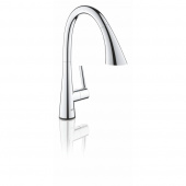 Смеситель для кухни GROHE Zedra Touch cенсорный однорычажный, хром (30219002) — фото, характеристики, купить в VOLGOGRAD-CLIMBO