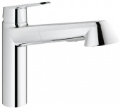 Смеситель для кухни GROHE Eurodisc Cosmopolitan с выдвижной лейкой, 32257002 — фото, характеристики, купить в VOLGOGRAD-CLIMBO