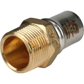 STOUT Переходник с наружной резьбой 3/4"х20 для металлопластиковых труб прессовой — фото, характеристики, купить в VOLGOGRAD-CLIMBO
