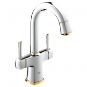 Смеситель для раковины GROHE Grandera с донным клапаном и поворотным изливом, 21107IG0 — фото, характеристики, купить в VOLGOGRAD-CLIMBO