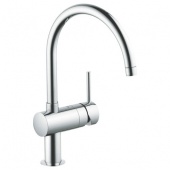 Смеситель для кухни GROHE Minta с выдвижным C-изливом, 32918DC0 — фото, характеристики, купить в VOLGOGRAD-CLIMBO