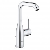 Смеситель для раковины GROHE Essence+ с донным клапаном и высоким изливом, 32628001 — фото, характеристики, купить в VOLGOGRAD-CLIMBO