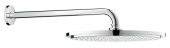 Верхний душ с кронштейном GROHE Rainshower Cosmopolitan Metal, диаметр 310 мм, с ограничением расхода воды, 26066000 — фото, характеристики, купить в VOLGOGRAD-CLIMBO