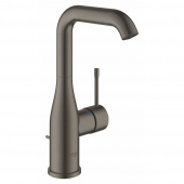 Смеситель для раковины GROHE Essence New с донным клапаном, L-Size, темный графит матовый (32628AL1) — фото, характеристики, купить в VOLGOGRAD-CLIMBO