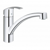 Смеситель для кухни GROHE Eurosmart new с низким изливом и ограничением расхода воды, хром (3328120E) — фото, характеристики, купить в VOLGOGRAD-CLIMBO