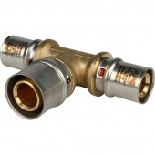 STOUT Тройник переходной 20х26х20 для металлопластиковых труб прессовой (SFP-0005-202620) — фото, характеристики, купить в VOLGOGRAD-CLIMBO