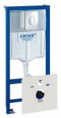 Система инсталляции для унитазов Grohe Rapid SL 38750001 (4 в 1. с кнопкой смыва) — фото, характеристики, купить в VOLGOGRAD-CLIMBO