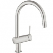Смеситель для кухни GROHE Minta с выдвижным C-изливом, 32321DC0 — фото, характеристики, купить в VOLGOGRAD-CLIMBO