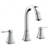 Смеситель для раковины GROHE Grandera с донным клапаном и высоким изливом, 20389000 — фото, характеристики, купить в VOLGOGRAD-CLIMBO