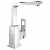 Смеситель для раковины GROHE Eurocube с донным клапаном, высоким изливом и ограничением расхода воды, 2313500E — фото, характеристики, купить в VOLGOGRAD-CLIMBO