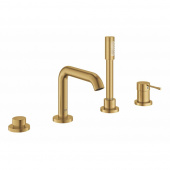 Смеситель для ванны GROHE Essence New с душевым гарнитуром и изливом, холодный рассвет матовый (19578GN1) — фото, характеристики, купить в VOLGOGRAD-CLIMBO