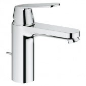 Смеситель для раковины GROHE Eurosmart Cosmopolitan с донным клапаном и энергосберегающим картриджем, средний излив, 2339600E — фото, характеристики, купить в VOLGOGRAD-CLIMBO
