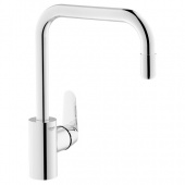 Смеситель для кухни GROHE Eurodisc Cosmopolitan с выдвижным изливом, 31122002 — фото, характеристики, купить в VOLGOGRAD-CLIMBO