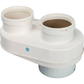 STOUT Элемент дымохода DN80/80 адаптер для подкл. разд. труб (совместимый Vaillant,Ptotherm New ) PP-Ryton — фото, характеристики, купить в VOLGOGRAD-CLIMBO