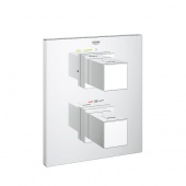 Термостат для душа GROHE Grohtherm Cube с переключателем (верхняя монтажная часть), 19959000 — фото, характеристики, купить в VOLGOGRAD-CLIMBO