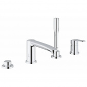 Смеситель для ванны на 4 отверстия GROHE Eurostyle Cosmopolitan с ручным душем и переключателем, хром (23048003) — фото, характеристики, купить в VOLGOGRAD-CLIMBO