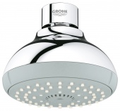 Верхний душ GROHE Tempesta Classic, 4 режима, диаметр 100 мм, 27606000 — фото, характеристики, купить в VOLGOGRAD-CLIMBO