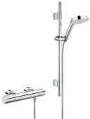 Термостат для душа GROHE Grohtherm 3000 Cosmopolitan с душевым гарнитуром, 34275000 — фото, характеристики, купить в VOLGOGRAD-CLIMBO