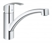 Смеситель для кухни GROHE Eurosmart с низким изливом и энергосберегающим картриджем, 30260002 — фото, характеристики, купить в VOLGOGRAD-CLIMBO