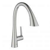 Смеситель для кухни GROHE Zedra New с профессиональной лейкой (3 режима), суперсталь (32294DC2) — фото, характеристики, купить в VOLGOGRAD-CLIMBO