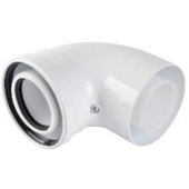 RCA-8610-010090 Отвод конденсационный угол 90гр. D60/100 — фото, характеристики, купить в VOLGOGRAD-CLIMBO