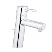 Смеситель для раковины GROHE Concetto с донным клапаном, средний излив, 23450001 — фото, характеристики, купить в VOLGOGRAD-CLIMBO