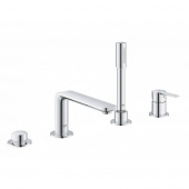 Смеситель для ванны GROHE Lineare New на 4 отверстия с душевым гарнитуром, хром (19577001) — фото, характеристики, купить в VOLGOGRAD-CLIMBO