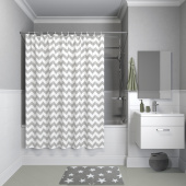B07P118i11 Штора для ванной комнаты, коллекция Basic — фото, характеристики, купить в VOLGOGRAD-CLIMBO