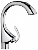 Смеситель для кухни GROHE K4 с выдвижным изливом/лейкой, 33782000 — фото, характеристики, купить в VOLGOGRAD-CLIMBO