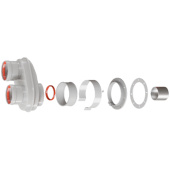 RCA-8080-250002 Адаптер моноблочный универсальный для перехода на двухтрубную систему 80/80 — фото, характеристики, купить в VOLGOGRAD-CLIMBO