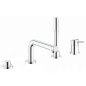 Смеситель для ванны GROHE Concetto New на 4 отверстия с ручным душем и переключателем, хром (19576002) — фото, характеристики, купить в VOLGOGRAD-CLIMBO