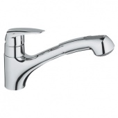 Смеситель для кухни GROHE Eurodisc с выдвижным изливом, 32257001 — фото, характеристики, купить в VOLGOGRAD-CLIMBO