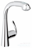 Смеситель для кухни GROHE Zedra с выдвижным изливом/лейкой, 32553000 — фото, характеристики, купить в VOLGOGRAD-CLIMBO